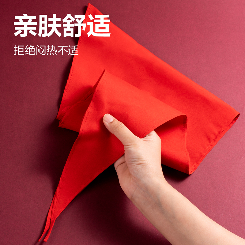得力LZ501經(jīng)濟型滌綸紅領(lǐng)巾1.2m(紅色)(1條/袋)