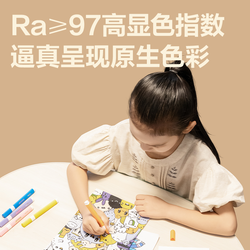 得力LF208AAAAA級(jí)全桌照明臺(tái)燈(白)(臺(tái))