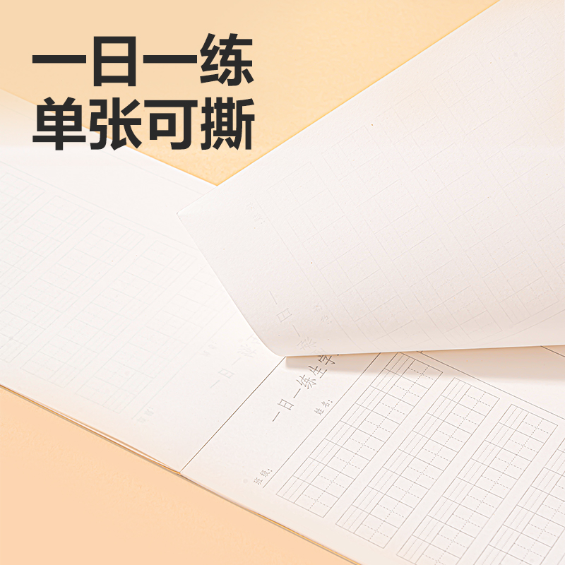 得力WB520一日一練生字練習(xí)紙(漢語拼音)(本)