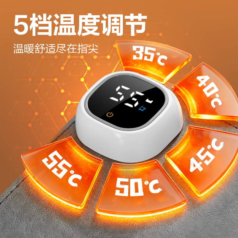 得力TF604分區(qū)發(fā)熱暖手桌墊90*42cm(灰)(張)
