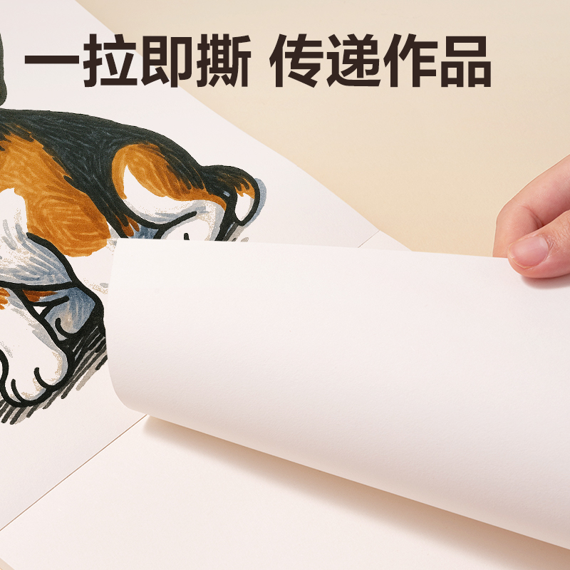 得力BE20-N手繪大師牛皮卡通圖畫本20張210*290mm(混)(本)