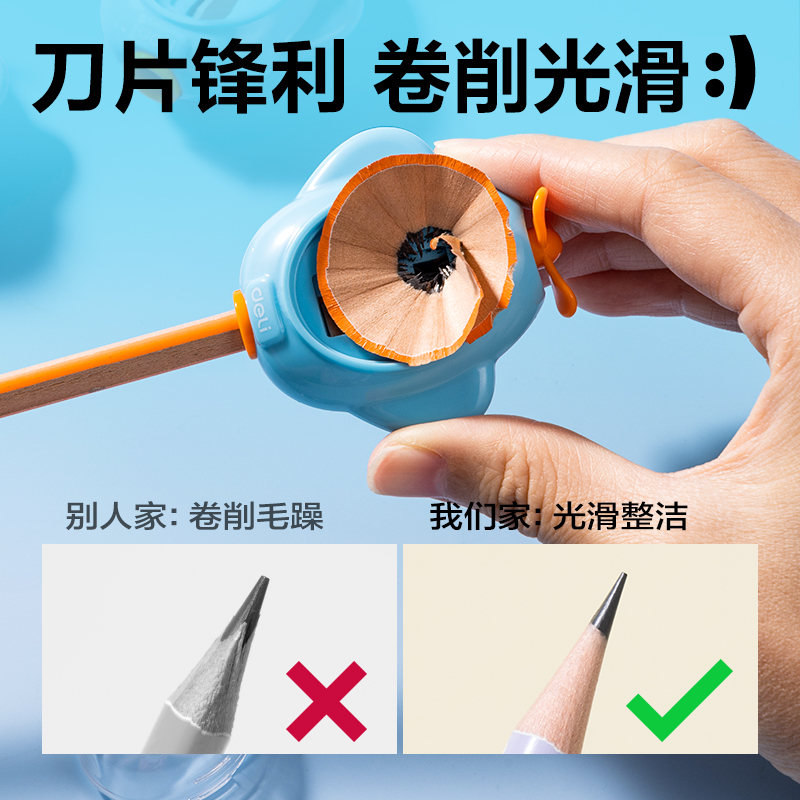 得力VB176小潛艇卷筆刀(藍(lán)色)(個(gè))