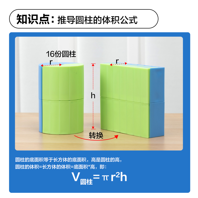 得力YX542學具圓柱圓錐演示套裝(混)(盒)