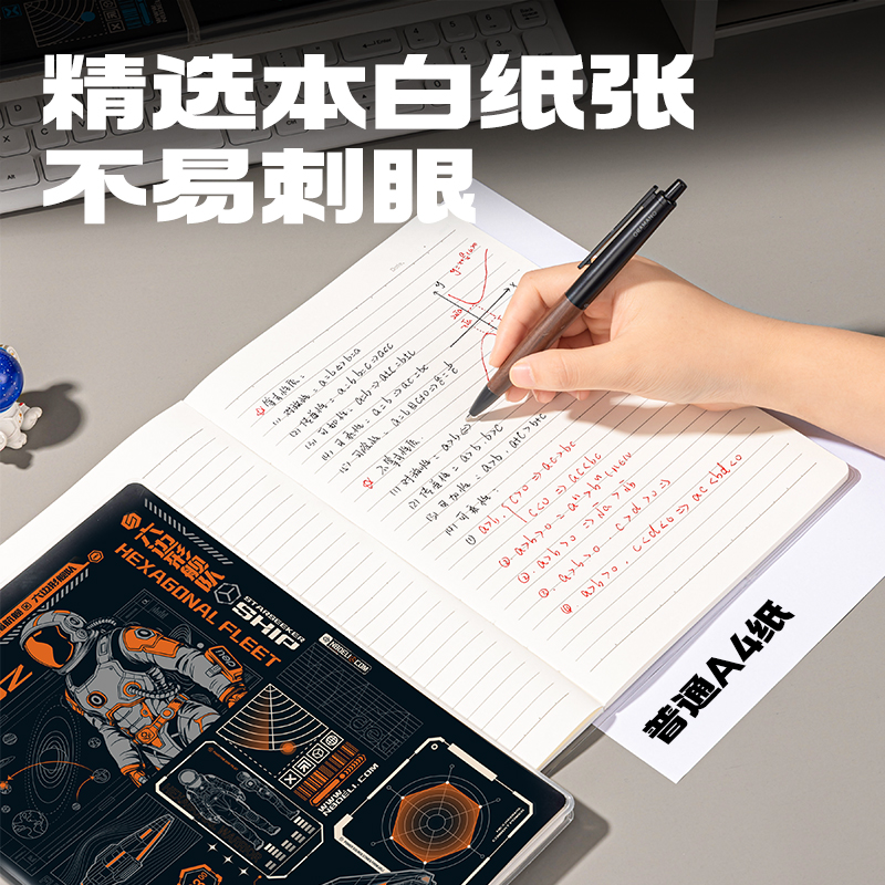 得力T1680膠套本(六邊形艦隊(duì))(本)