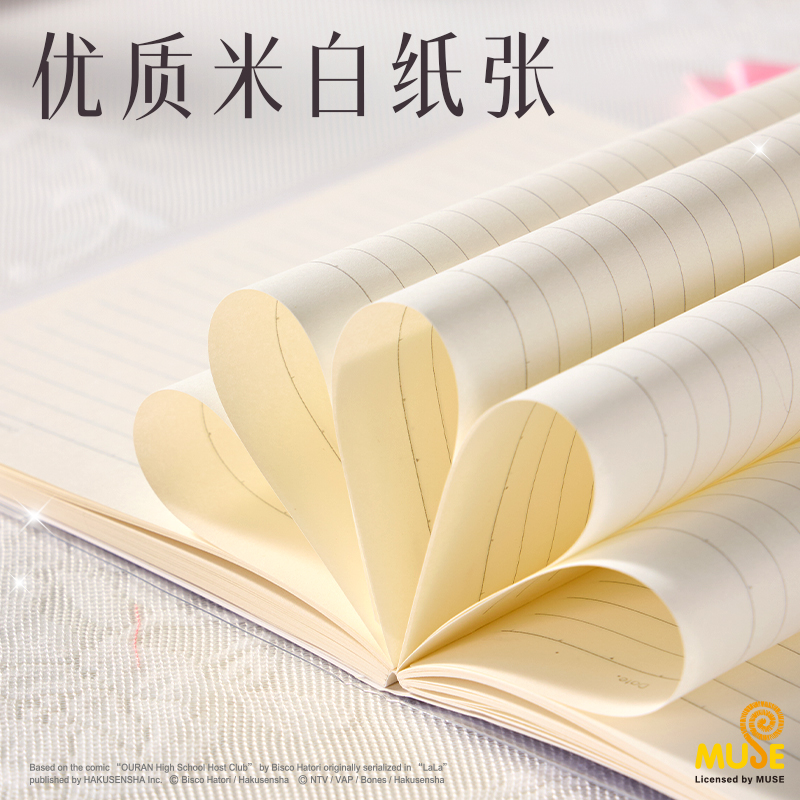 得力YL204櫻蘭高校膠套本-16K 80張(混)(本)