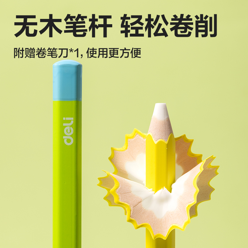 得力VP580無木橡皮筆(綠)(盒)