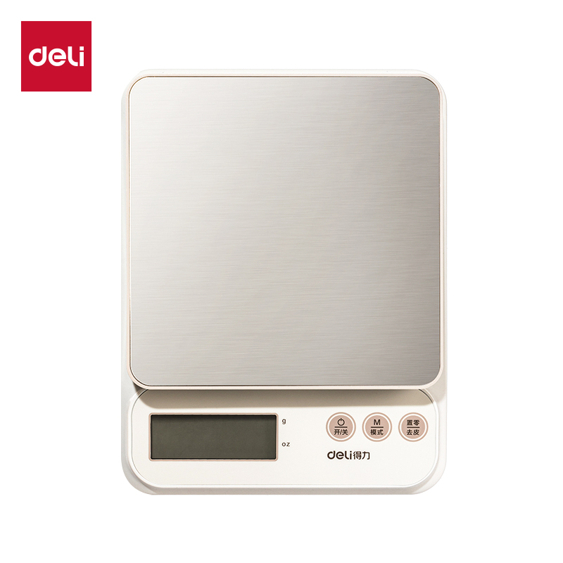 得力TE912充電款廚房秤3Kg/0.1g(灰色)(臺(tái))