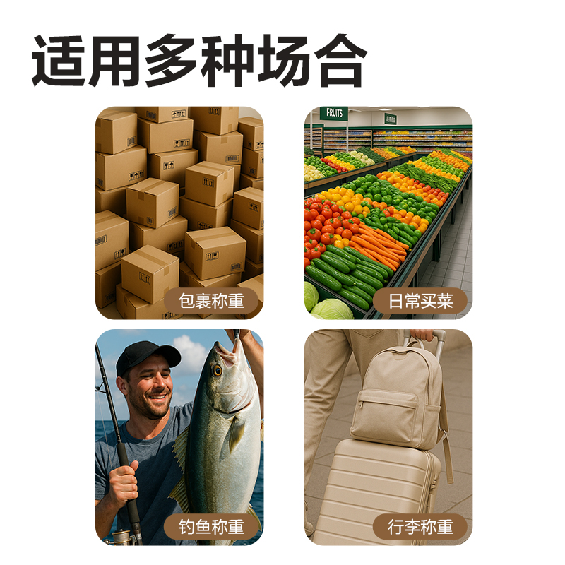 得力TE930電池款便攜秤50Kg/20g(黑色)(臺)