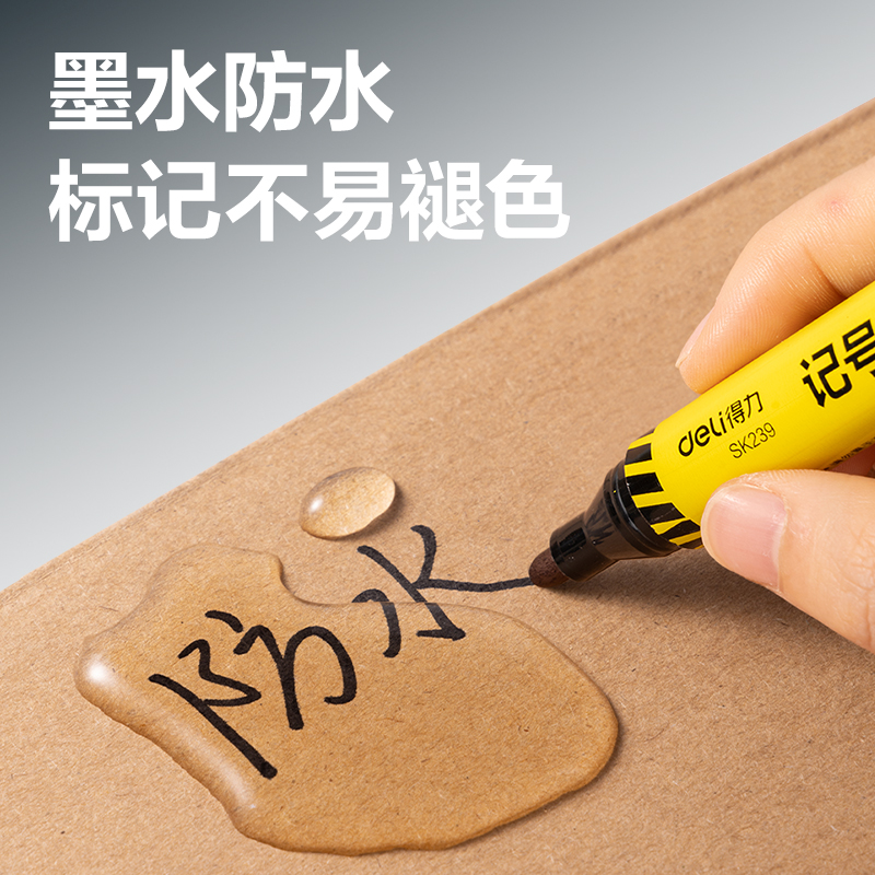 得力SK239記號筆(黑)(支)