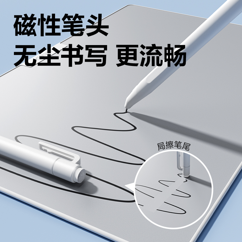 得力MQ162無墨書寫護(hù)眼白板310*235mm(白)(盒)