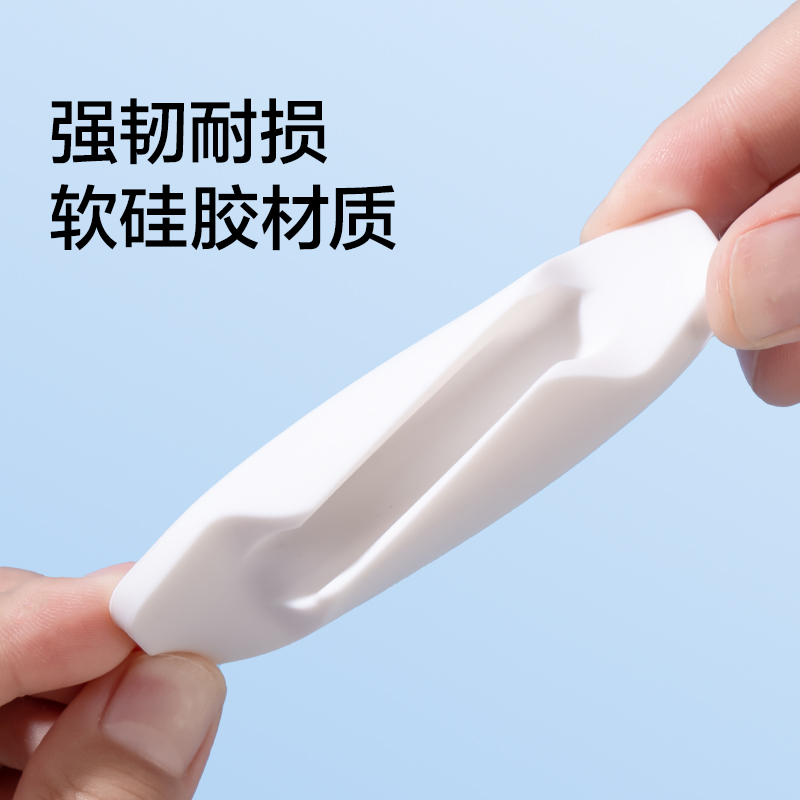 紐賽NS763 EASY硅膠筆托(瓷白色)(2支/卡)