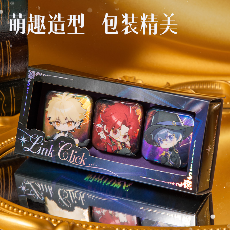 得力DLR619藏畫系列碎夢迷你方吧唧(混)(套)