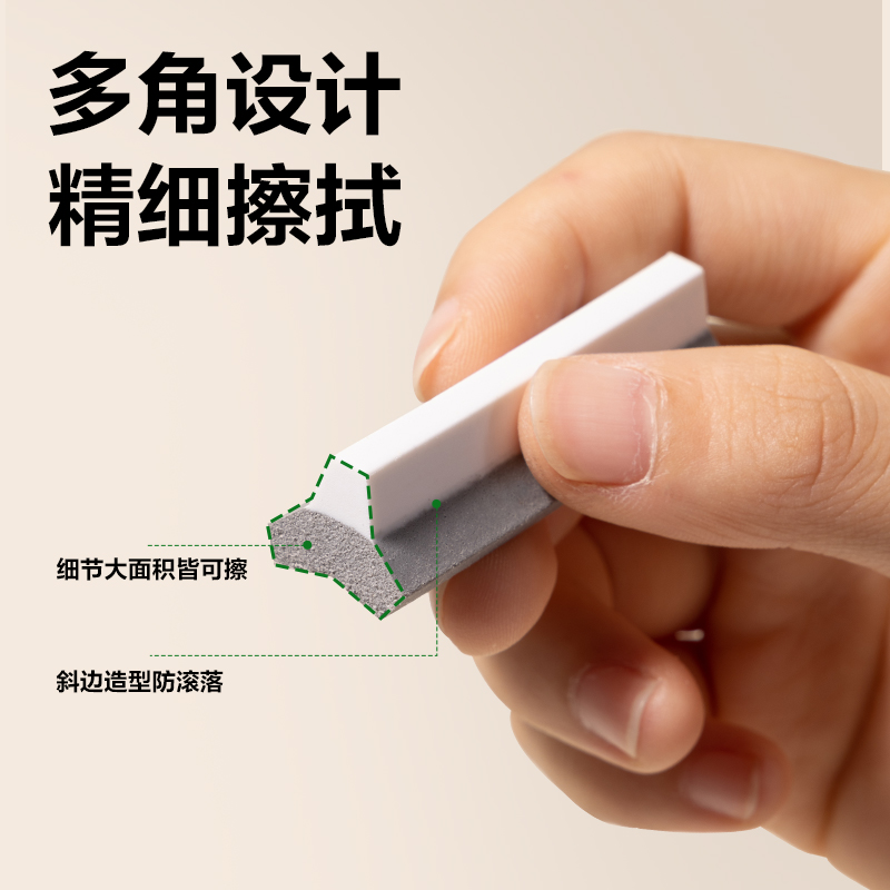 得力VP227磨砂橡皮擦（半砂）(混)(塊)