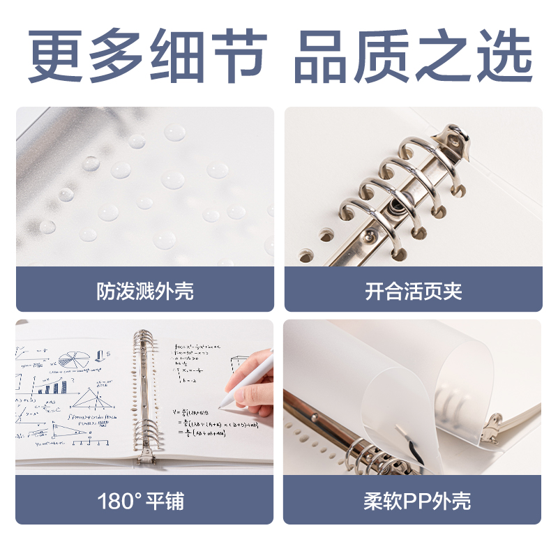 得力HA560活頁本(透明空白)(本)