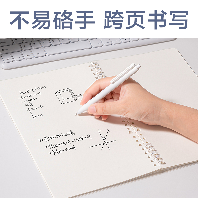 得力HB550可開合活頁本(透明空白-可開合)(本)