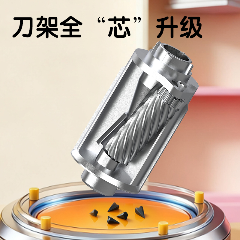 得力VA10B大口徑全自動輕音削筆機(粉)(個)