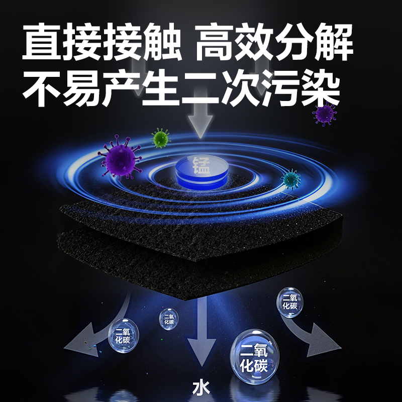 得力LZ341活性錳除醛片10片(黑)(包)