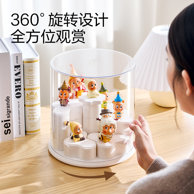 得力XDM163多格盲盒收納(白色)(盒)