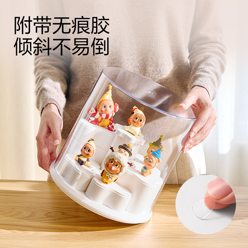 得力XDM163多格盲盒收納(白色)(盒)