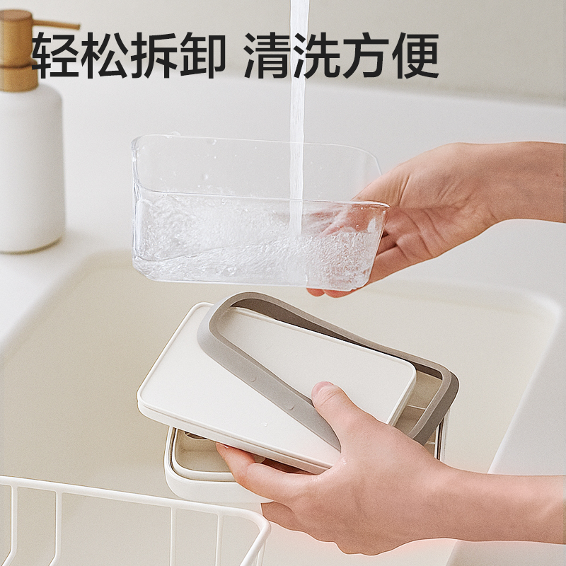 得力XDM114按壓密封盒(2.8L)(透明)(個)