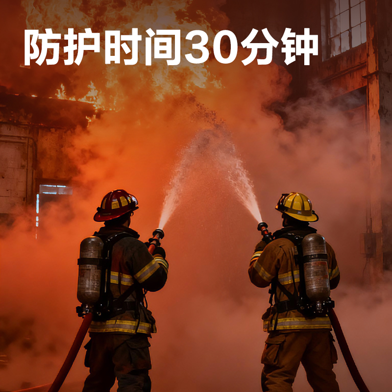 得力得心LQ636過濾式消防自救呼吸器TZL30(銀)(1具/盒)