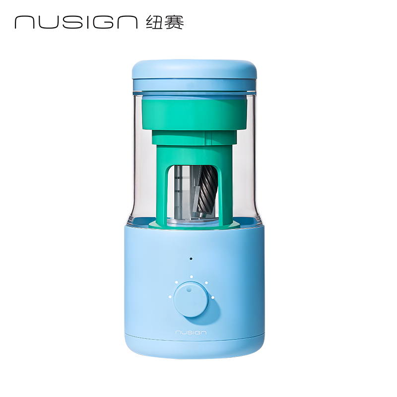紐賽NS072-1BASS輕音全自動大孔徑削筆機(jī)(晴空藍(lán))(個)