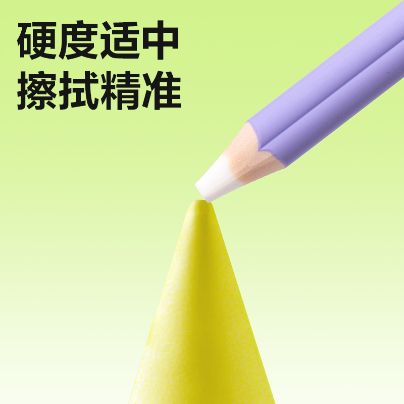得力VP601無木橡皮筆(混)(盒)