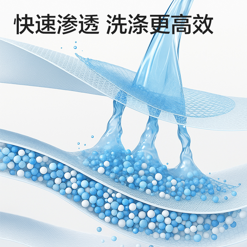 得力PP158洗衣袋四件套(白)(包)