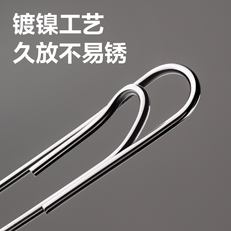 得力TS105回形針3#(銀)(200枚/筒)