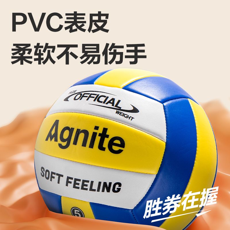 安格耐特FD306_5號PVC機(jī)縫排球(混色)(個)