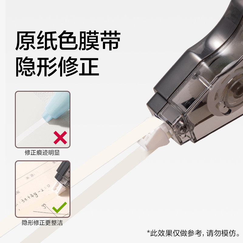 NS225-100DZ省力修正帶套裝5mm*20m*5(黑煙色)(套)