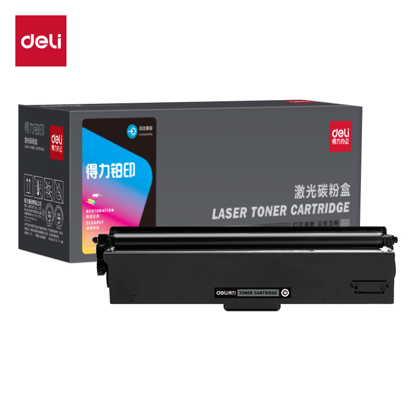 得力DEL-LT2268H通用耗材-通用硒鼓(黑色)(支)