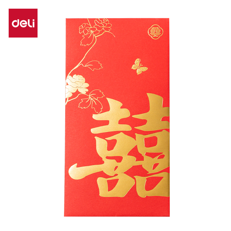 得力HW862恭賀新禧系列紅包(紅)(10個/包)