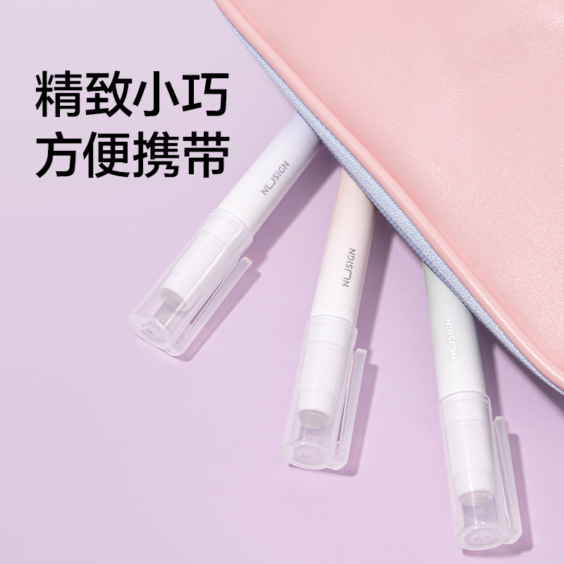 紐賽NS141-DZ固體膠(藤紫色)(1支+4支替芯/卡)