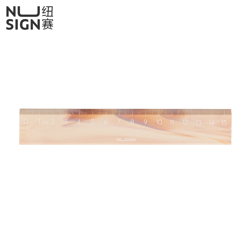 紐賽NS096C直尺15cm(流體棕)(把)