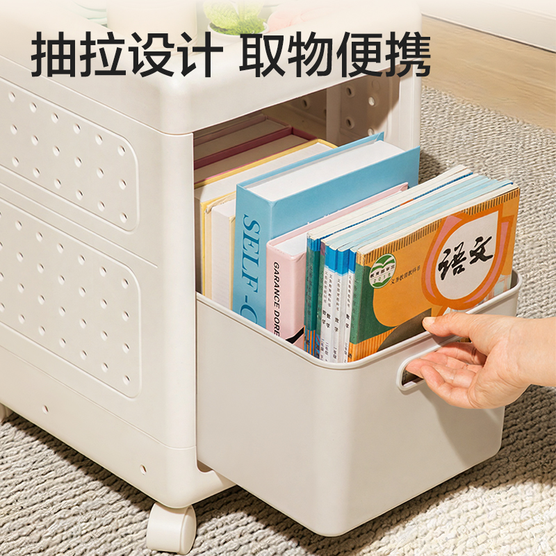 得力XDM211雙層小推車(白)(箱)
