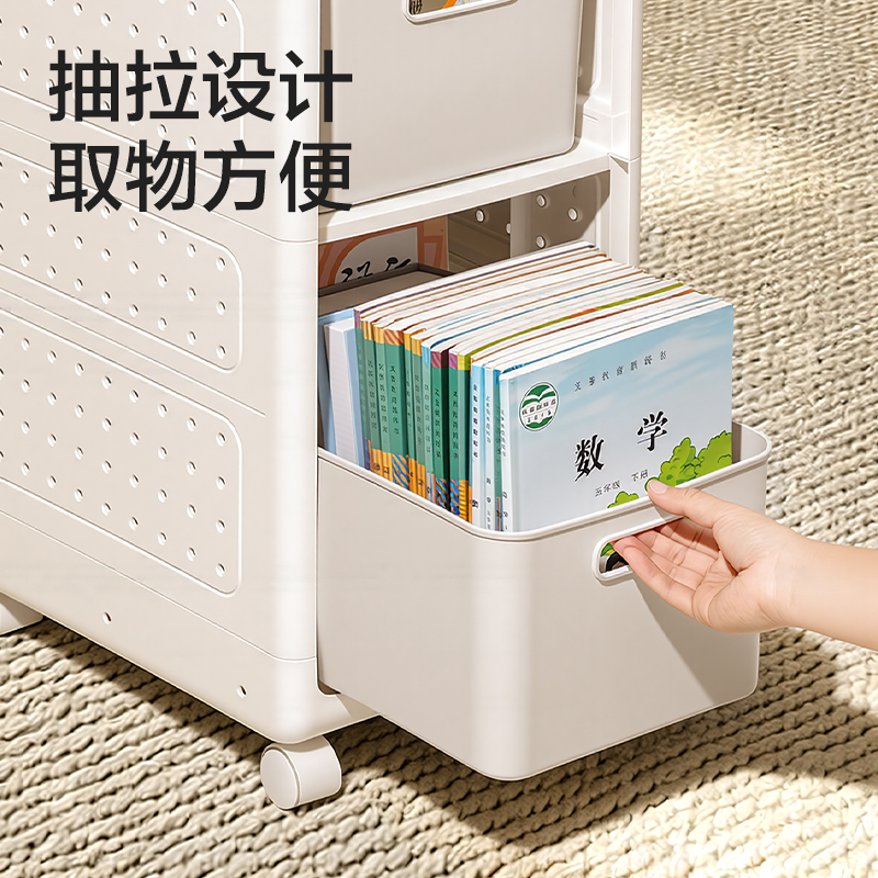得力XDM212三層小推車(白)(箱)