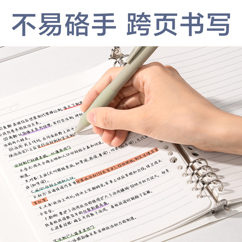 得力HA5-13活頁(yè)本PP殼(藍(lán))(PP殼+夾具)