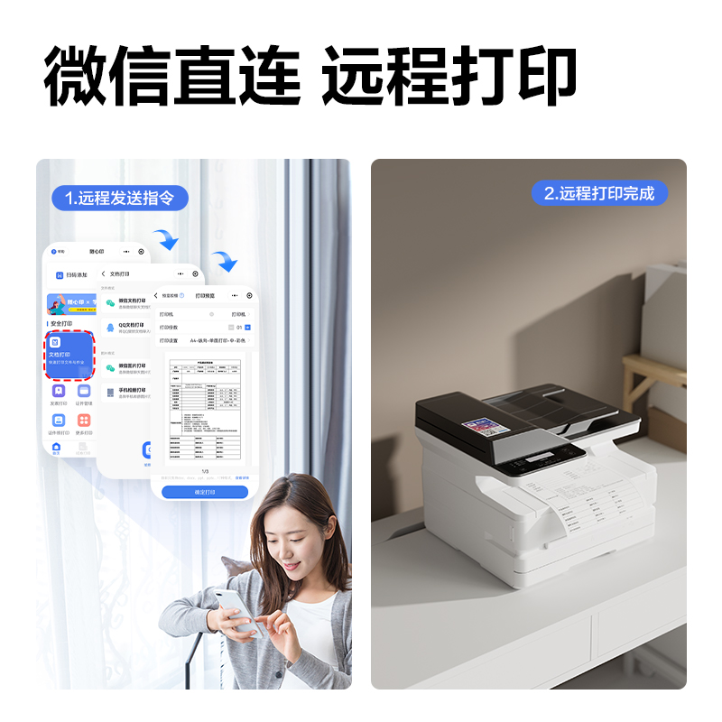 得力M2320ADNW黑白激光多功能一體機(白色)(臺)