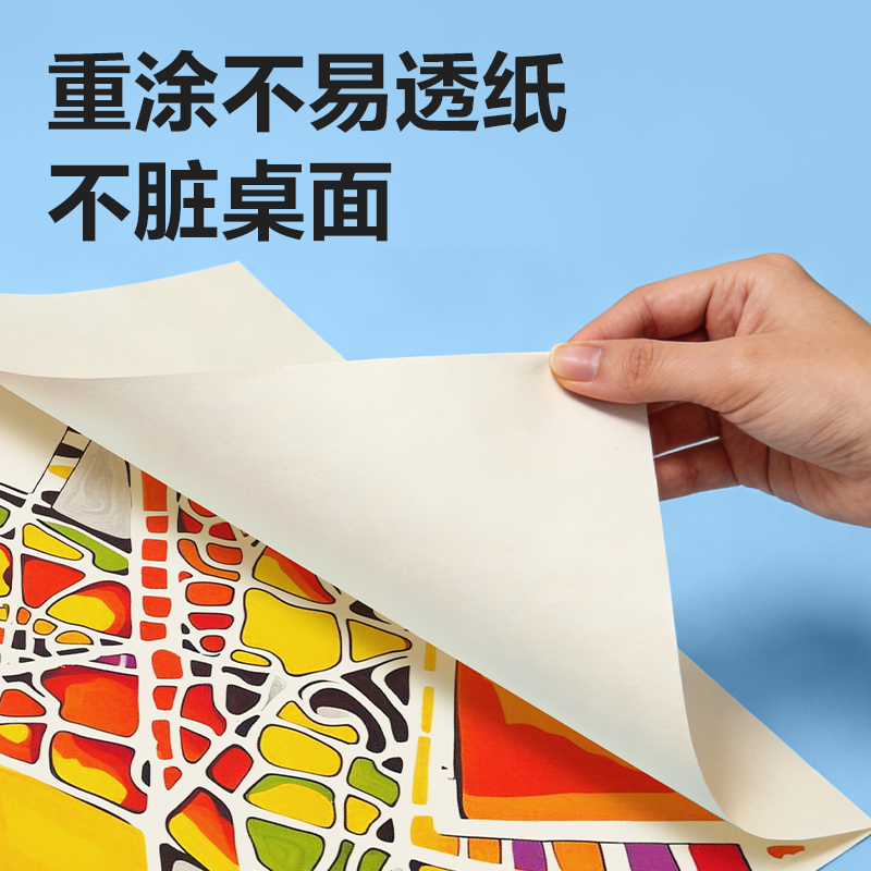 得力HM169-36PP盒三角桿丙烯馬克筆(混)(36色/盒)