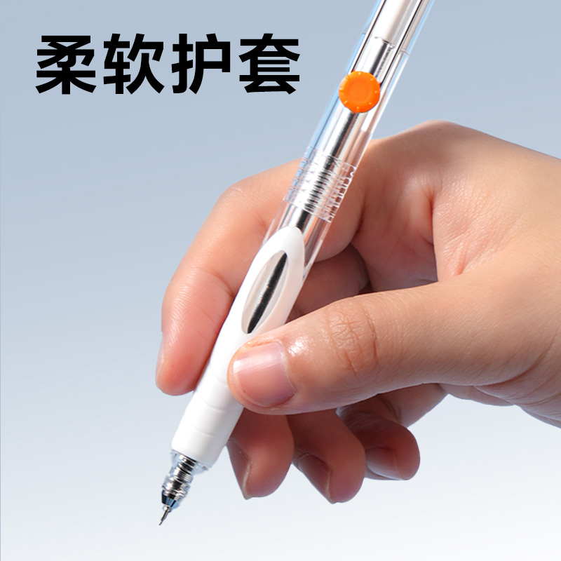 得力V213考場(chǎng)戰(zhàn)神黑馬速干按動(dòng)考試中性筆0.5mm雙珠ST頭(黑)(支)