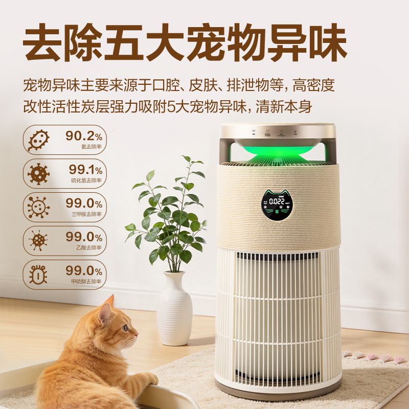 得力LD550空氣凈化器(白)(臺)
