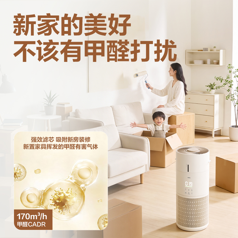 得力LD551空氣凈化器（白）