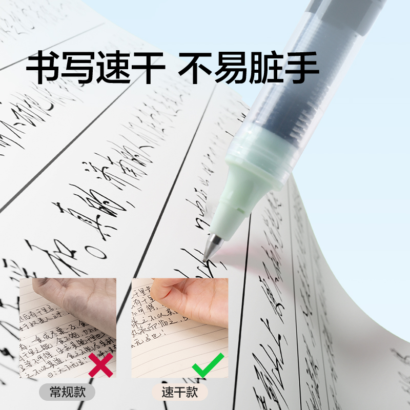 紐賽NS765 EASY大容量速干直液筆(黑)