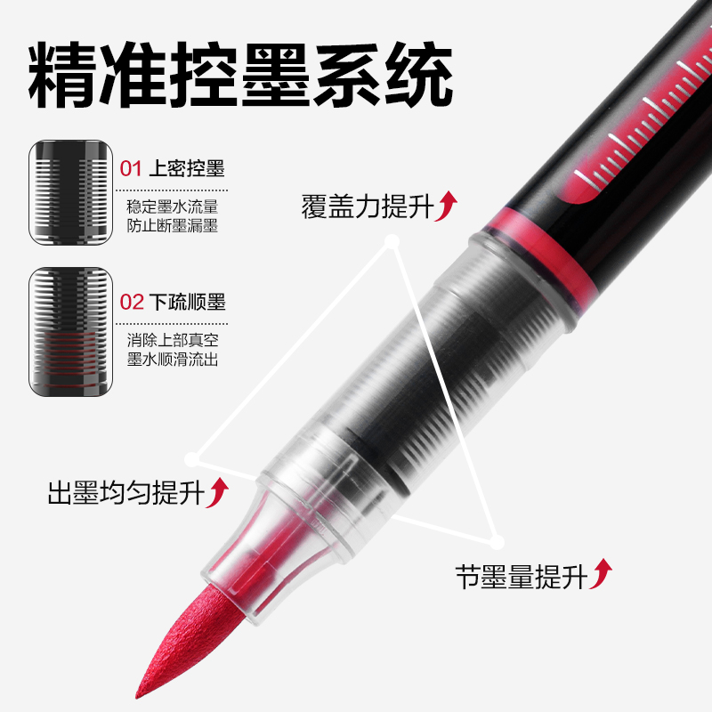 得力HM354-36PP盒圓桿直液式丙烯馬克筆丙烯馬克筆(混)(盒)