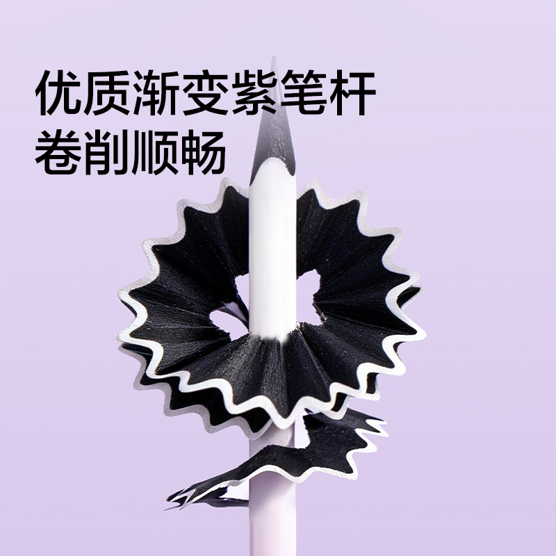 紐賽NS1749-2B葡萄香味六角桿120紐賽鉛筆2B(混)(10支/盒)