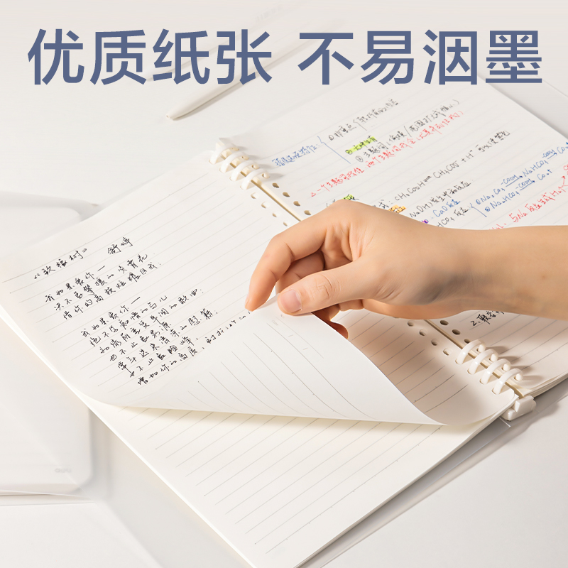 得力BDHB5-20活頁本-B5 60張(透明)(本)