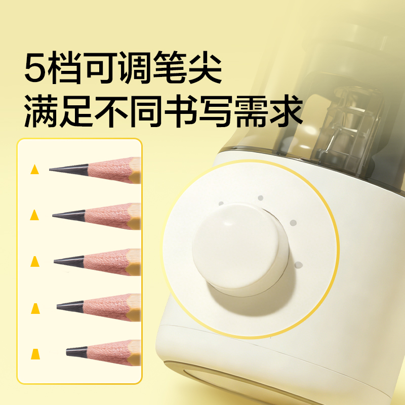 紐賽NS072BASS輕音全自動大孔徑削筆機(干草綠)(個)
