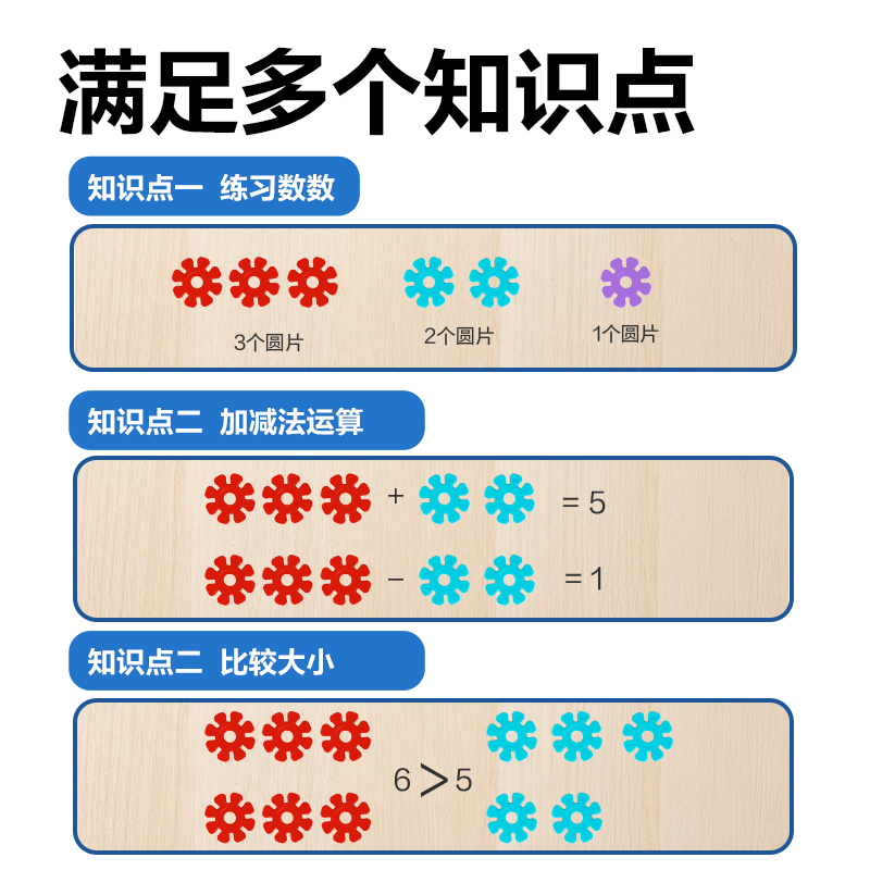 得力YX571學(xué)具雪花計(jì)數(shù)圓片-10色100片(混)(盒)
