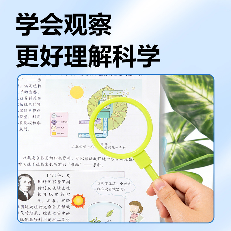 得力YX574B學(xué)具凸透鏡(綠)（盒）